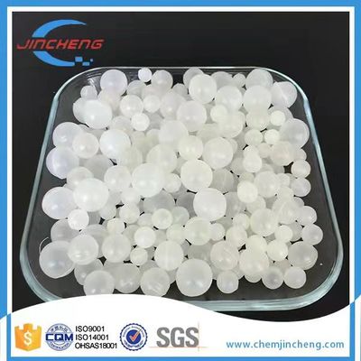 धुंध में कमी के लिए पारभासी पॉलीप्रोपाइलीन प्लास्टिक बॉल्स पॉलीविनाइल क्लोराइड