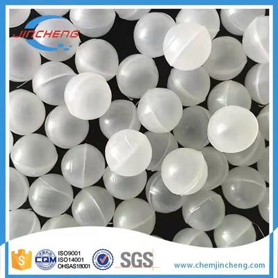 खनन उद्योग पॉलीप्रोपाइलीन प्लास्टिक बॉल्स आरपीपी पीवीसी 20 मिमी पारभासी पीपी